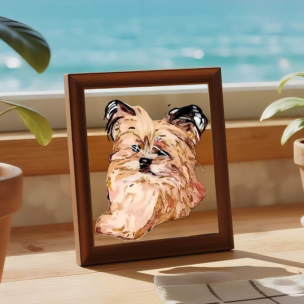 3D Acrylic Pet Portrait Frame - Image 3