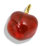 Carnelian-Inspired Red Resin Bead